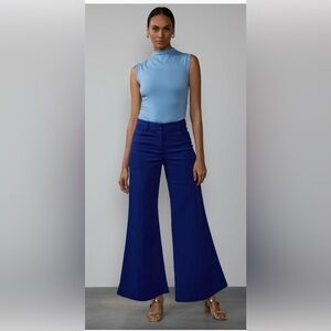 NWT New York & Company Blue Wide Leg Pants